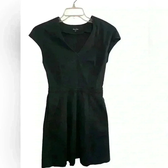 Steven Alan Navy Blue V-Neck Sleeveless Dress Size 2 - Picture 2 of 10